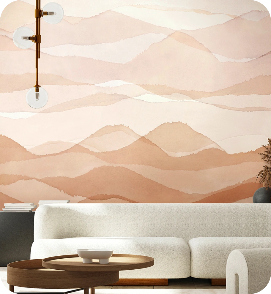 Layered mountain wallpaper by marburg